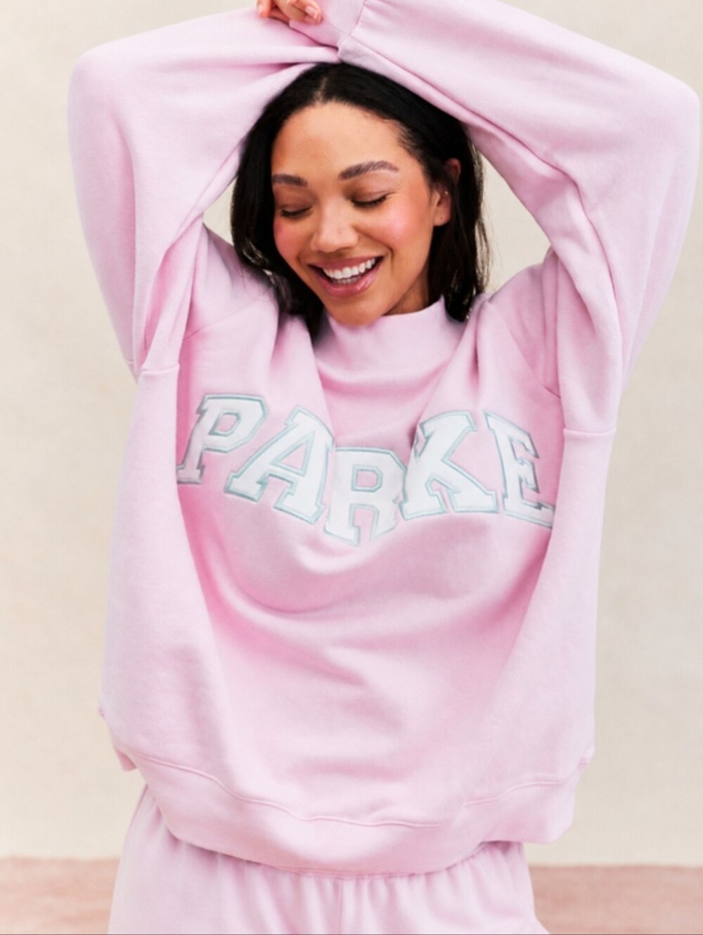 Parke Heritage Sprinkle L/XL Birthday Drop Oversized Mockneck Sweatshirt SOLDOUT